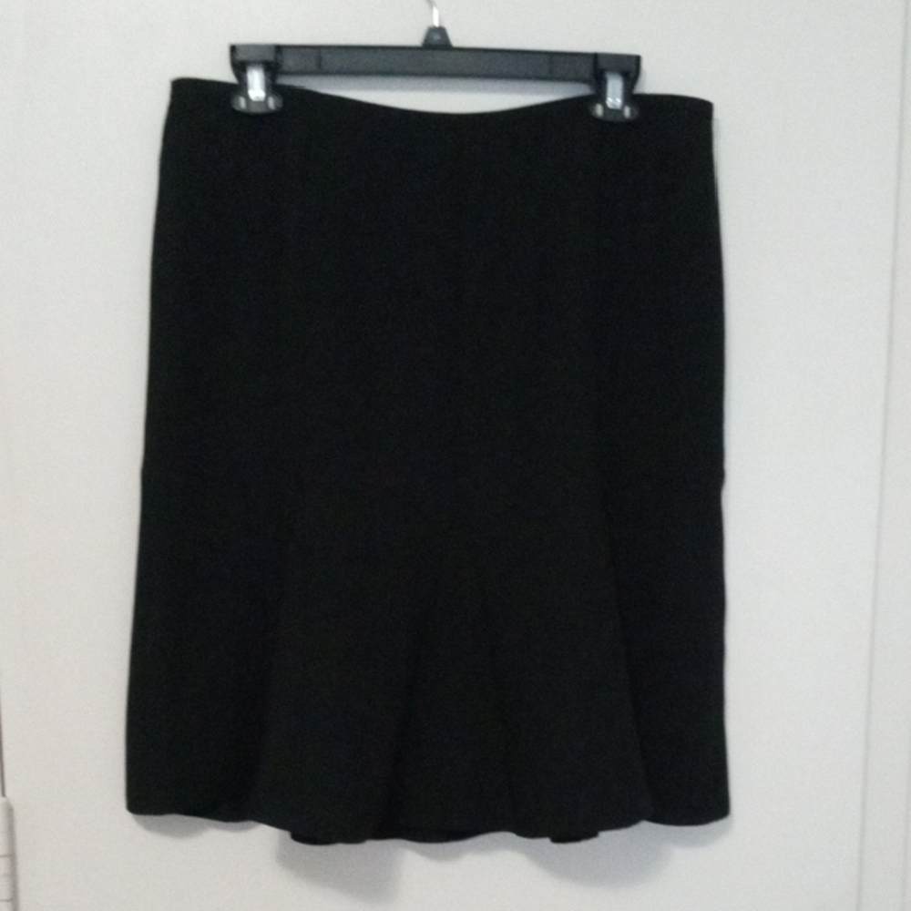 Talbots Classic Black A-Line Skirt
